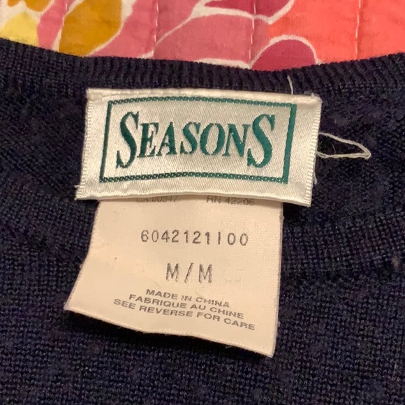 3 Med Sweaters, Norton McNaughton, Seasons, and Old Navy - Picture 7 of 16